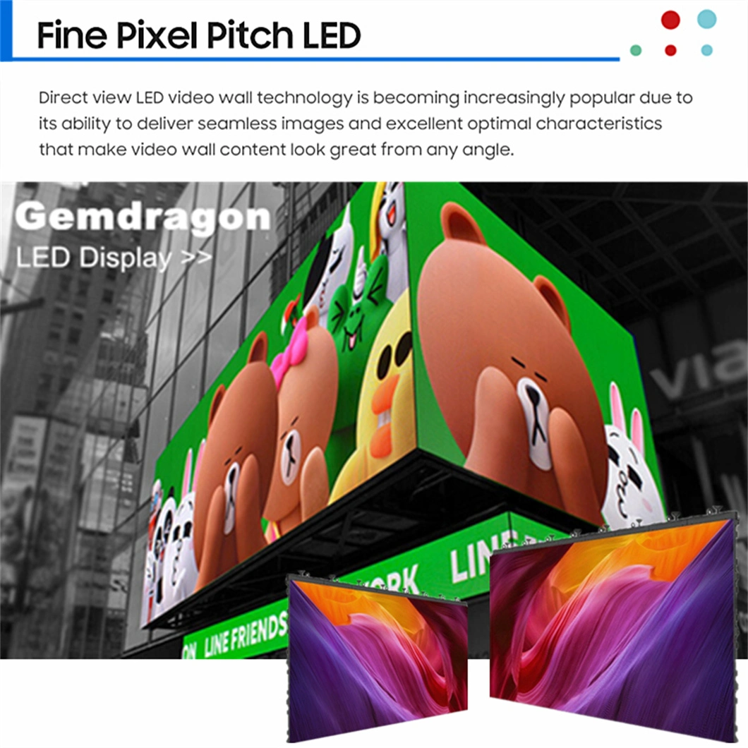 Linear IP Display Fan Hologram 3D LED Outdoor Advertising Board