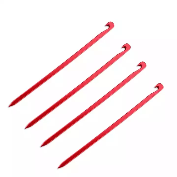 Outdoor Super Hard Aluminum Alloy Camping Nails Ground Fixed Tent Pegs Accessories