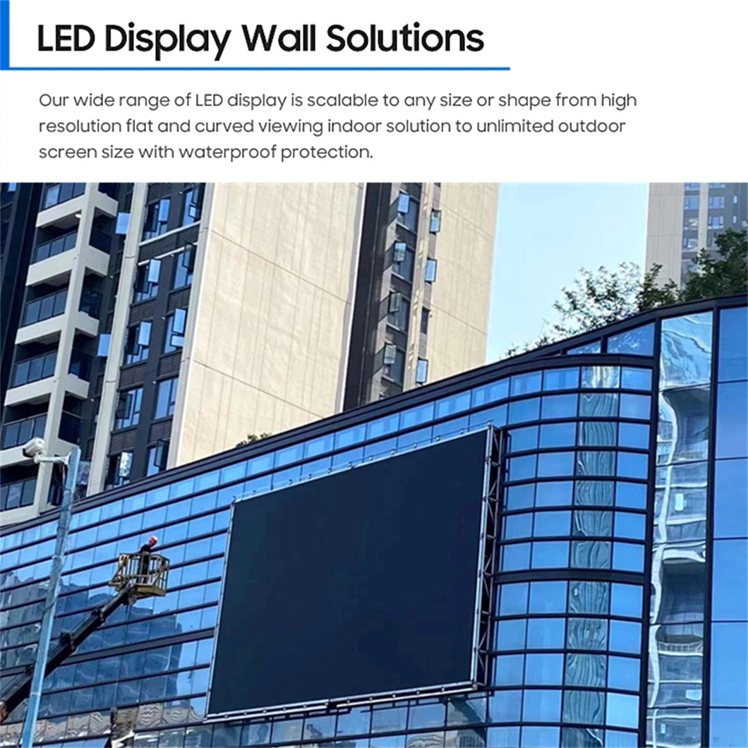 Linear IP Display Fan Hologram 3D LED Outdoor Advertising Board