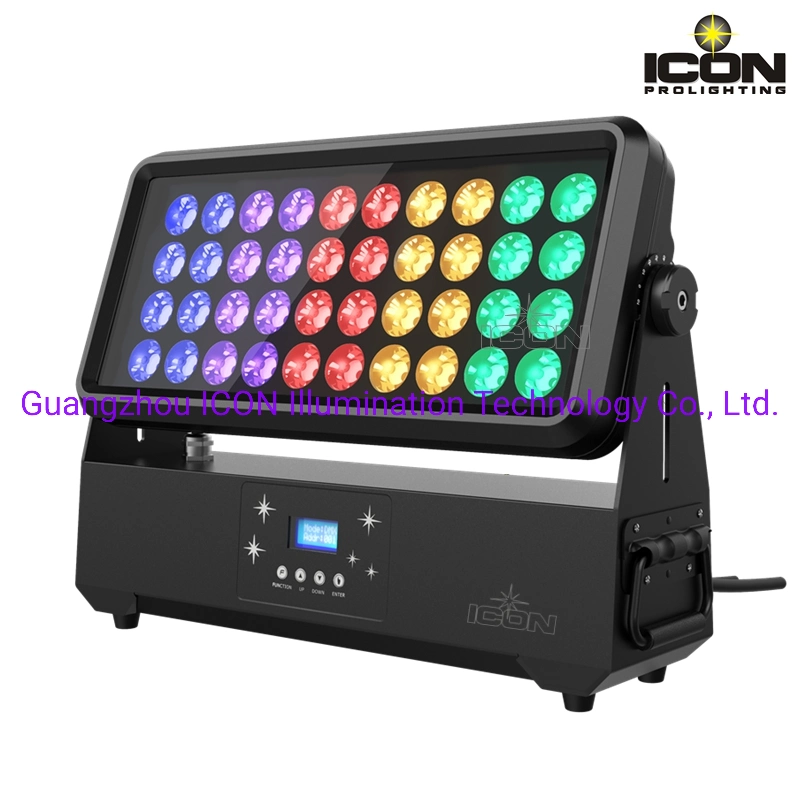 P7 Building Outdoor LED 40X10W 4in1 Pixel Flood Wall Washer IP65 Waterproof City Color Light