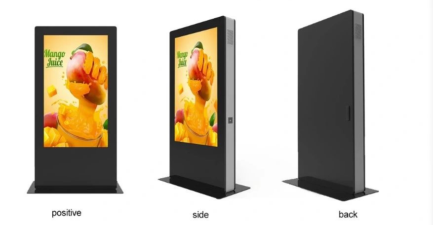 55 Inch industrial Outdoor High Brightness LED LCD Screen Display Digital Signage with WiFi, LAN and 4G Optional