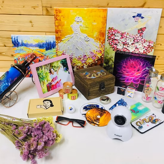 Erasmart A3 6 Colors UV Printer Custom Printing for Phone Case Glass Leather Metal Wood Badge Signs 3D Embossed Printing