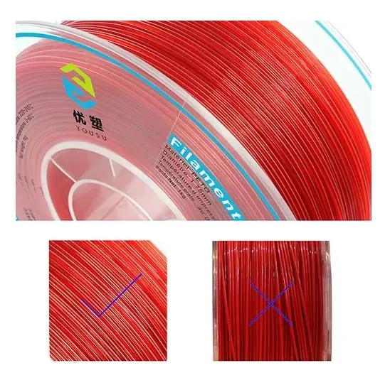 High Quality USA Imported Raw Materials 3D Printers PETG Filament Water Resistant 3D Printing Material Specially for Outdoors 3D Printers Black Filaments 1kg