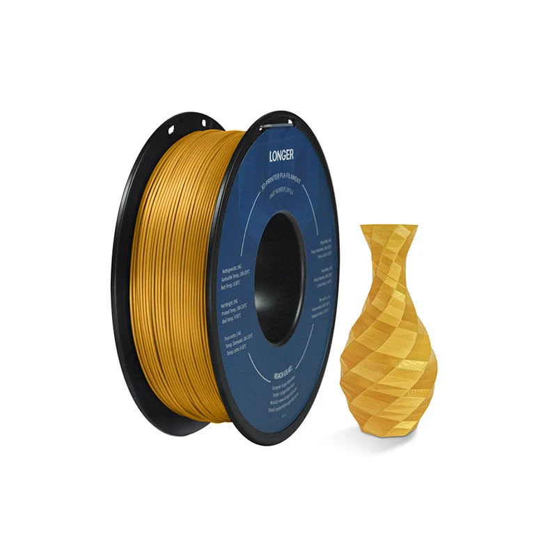3D Printer Consumables PLA Imitation Silk Color 1.75mm Silk Gold Printing Material Filament