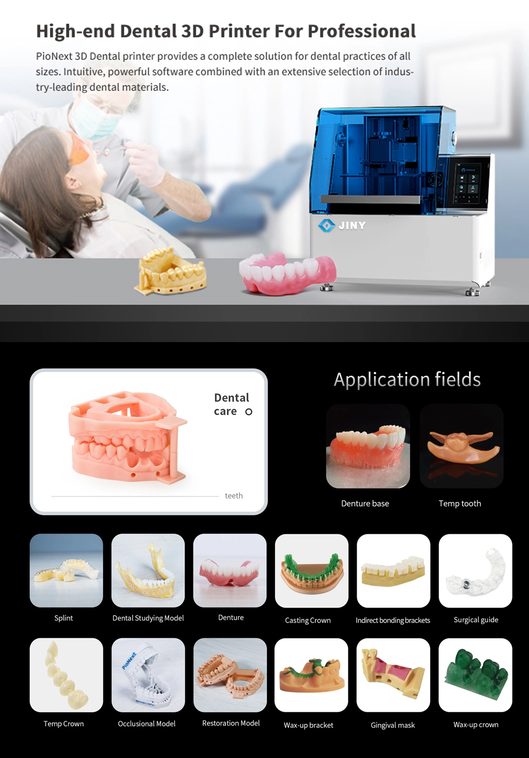 200 Medical 3D Printers Dental Models 3D LCD Resin Printing Machine High Speed 3D Printer in China