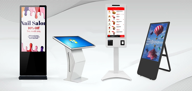 55 Inch Advertising Player Kiosk LCD Digital Signage Indoor Floor Standing Kiosks for Advertising
