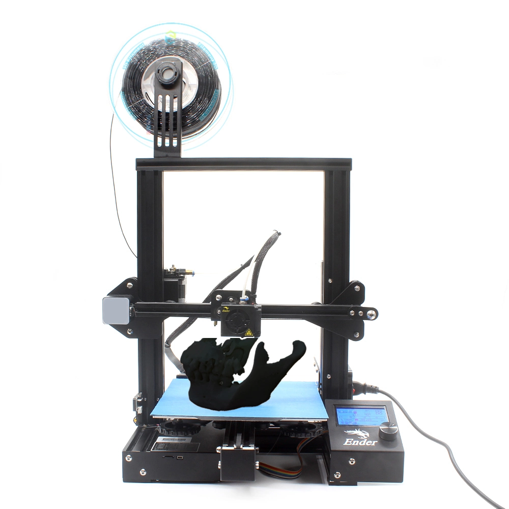3D Printer PLA+ Tangle Free Filaments 3D Printing Materials 1.75mm 1kg Higher Tensile Strength Better Adhesion Big Size 3D Printing Machines Filament Black 1kg