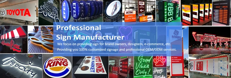 Outdoor &amp; Indoor Product Signage LED 3D Signage Kiosks