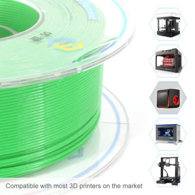 Wholesa ABS Plus 3D Printers ABS+ Filament 1.75mm 2.85mm Fdm 3D Printing Material Even Stronger More Durable Less Warping Green Filaments
